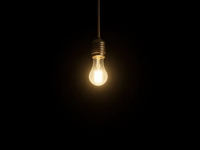 Original photo of a light bulb.